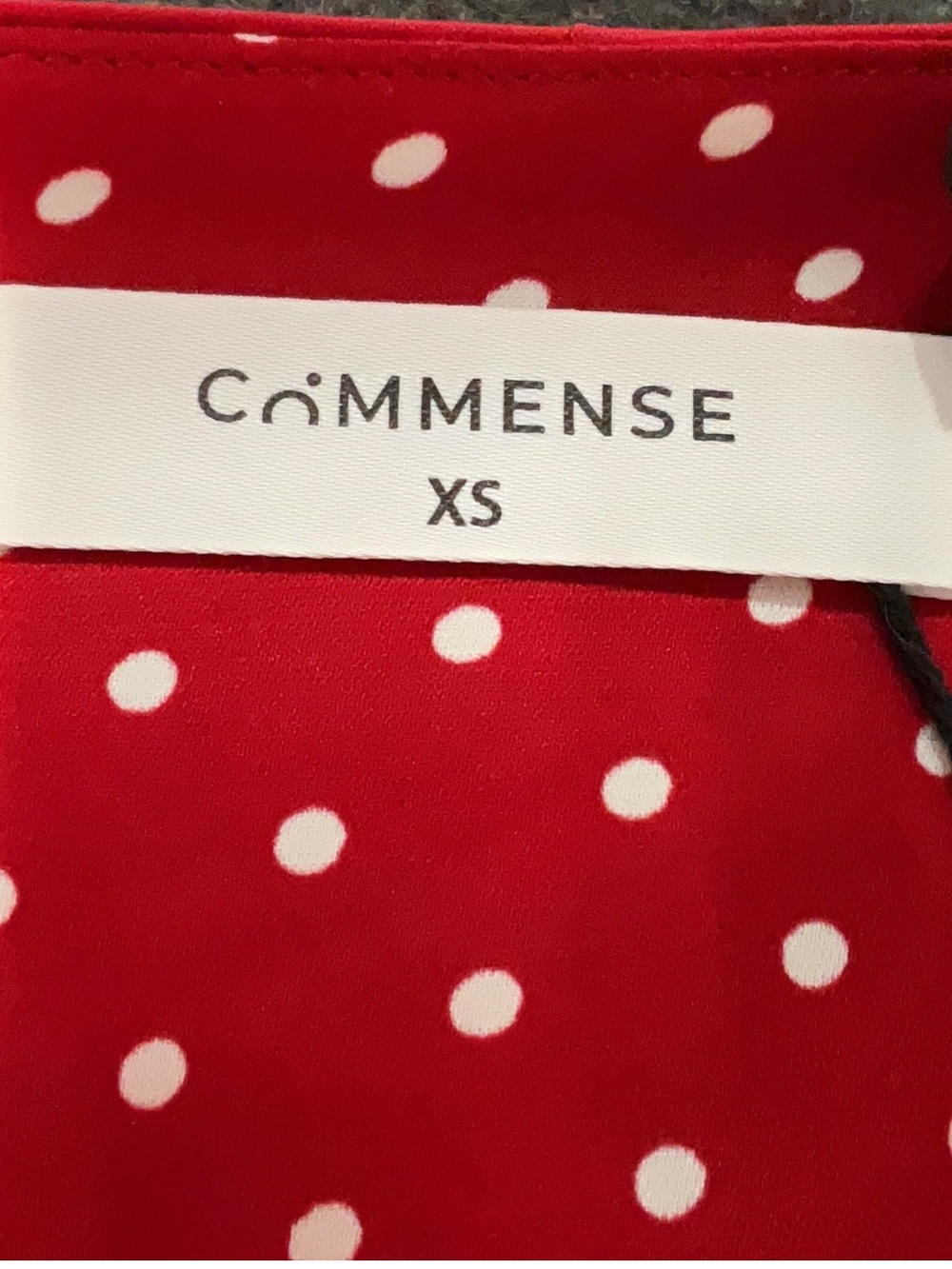 Commense Polka-Dot Sleeveless Tie-Back Dress - Size XS - Picture 13 of 15